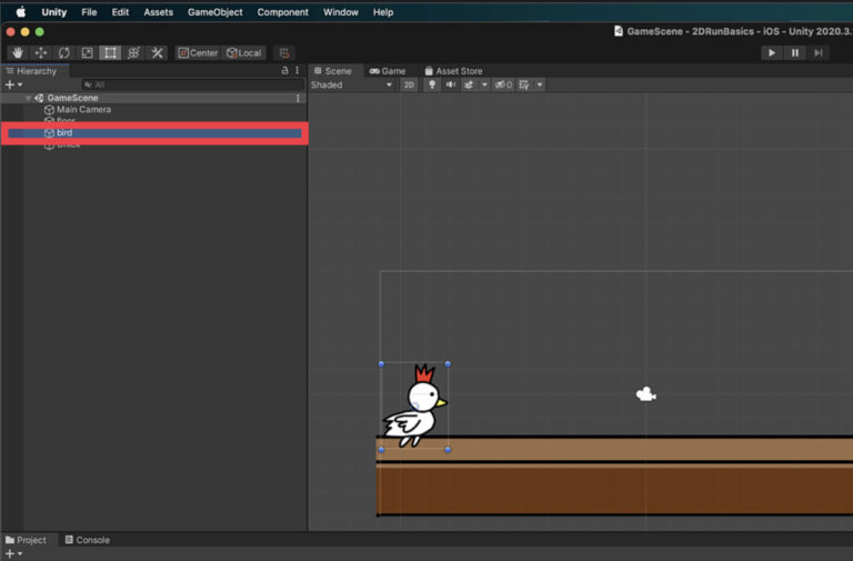 【Unity 2Dランゲームの基礎制作3】プレイヤーの横移動とジャンプの操作を作る
