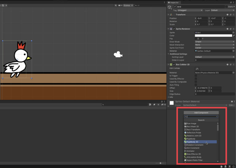 【Unity 2Dランゲームの基礎制作3】プレイヤーの横移動とジャンプの操作を作る